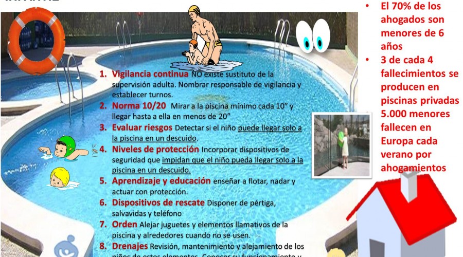 seguridad infantil piscinas